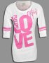 T Shirt White Put On Love Large