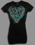 Heart Soul Strength Black Girls T Shirt Medium