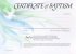 Certificate of Baptism: Pack of 20