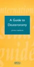 Deuteronomy : International Study Guide
