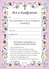 Pink Godparent Card - Pack of 10