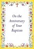 Anniversary Of Baptism Card - Pack of 10