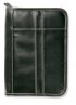Distressed Leather-Look™ Black with Stitching Accent LG