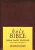 NIV Reference Bible: Maroon, Bonded Leather Bold print (British Text)