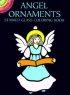 Angel Ornaments Stained Glass Colouring Book
