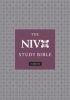 NIV Study Bible: Burgundy, Goatskin Leather