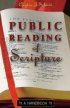 Public Reading of Scripture - A Handbook