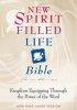 NKJV New Spirit Filled Life Bible: British Tan, Genuine Leather,  - Kingdom Equipping Through the Power of the Word