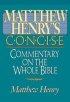 Matthew Henry's Concise Bible Commentary
