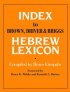 Index to Brown, Driver and Briggs Hebrew Lexicon