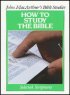 How to Study the Bible