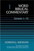 Genesis 1-15:  Volume 1