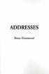 Addresses