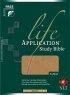 NLT Life Application Study Bible: Camel/Camel, TuTone Imitation Leather