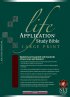 NLT Life Application Large Print, Bible: Burgundy, Bonded Leather, Thumb Index