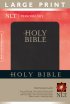 NLT Personal Size Large Print Bible: Black, Imitation Leather