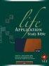 NLT Life Application Study Bible : Navy / Brown LeatherLike 