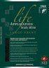 NLT Life Application Study Bible: Black, Bonded Leather, Large Print, Thumb Indexed