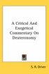 Critical And Exegetical Commentary On Deuteronomy