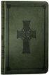 ESV Compact Celtic Cross Edition Bible: Olive, Imitation Leather