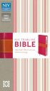 Niv Trimline Pink Orange Bible