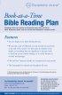 Discipleship Journal's Book-at-a-Time Bible Reading Plan