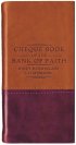 Chequebook of the Bank of Faith Tan/Burgundy