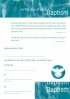 Adult Baptism Certificates - Pack of 10