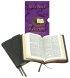 KJV Pocket Reference Bible: Black, Calfskin with Snap Fastener