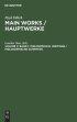 Main Works Philosophical Writings