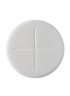 Peoples Altar Breads Single Cross Sealed Edge - White - Pack of 500