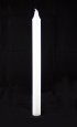 White Advent Candle Plain (Each)
