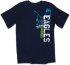 Eagles Wings T Shirt: Blue, Small