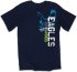 Eagles Wings T Shirt: Blue, Adult XLarge