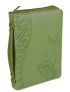 Faith Hope Love Green Bible Cover - Large