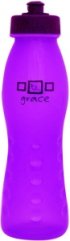 Sporty Plastic Water Bottle: Purple Grace