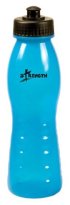 Sporty Plastic Water Bottle: Blue Strength