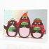 Three Penguins Card -  Pack of 18