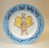 God Bless This Baby Boy Dinner Plate