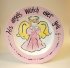 His Angels Watch Over You Dinner Plate