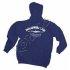 Breadcrumb & Fish Navy Hooded Sweatshirt