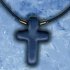 Blue Ceramic Cross Necklace Pack of 3