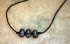 A2J NECKLACE BLK Pack of 3