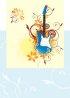Electric Guitar Card - Single