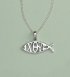 Silver Fish and Ixoye Pendant