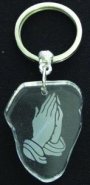 Prayer Crystal Key Ring