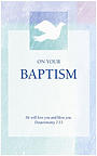 Baptism Card Green - Pack of 10