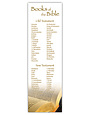 Books Of The Bible Bookmarks - 12-pack