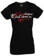 Love Because T Shirt Black Large