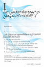 Blue Godparent Card - Pack of 50